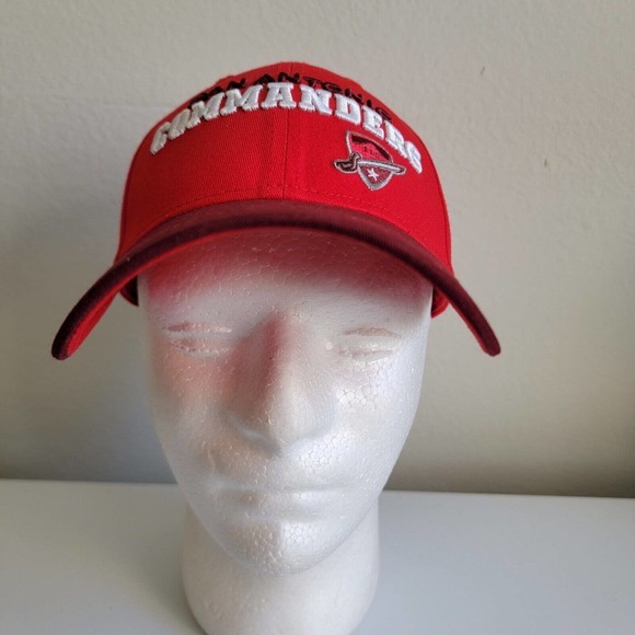 Starter Mens San Antonio Commanders Alliance American Football Strapback Cap Hat - Picture 2 of 9